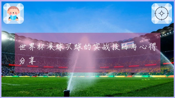 世界杯滚球买球的实战技巧与心得分享