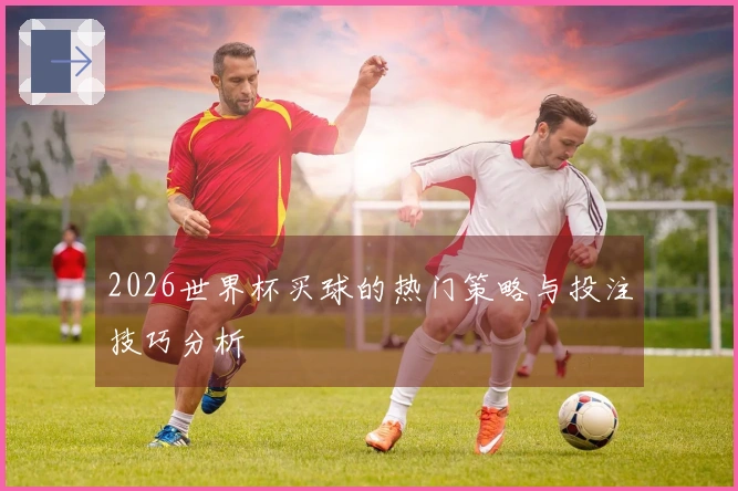 2026世界杯买球的热门策略与投注技巧分析